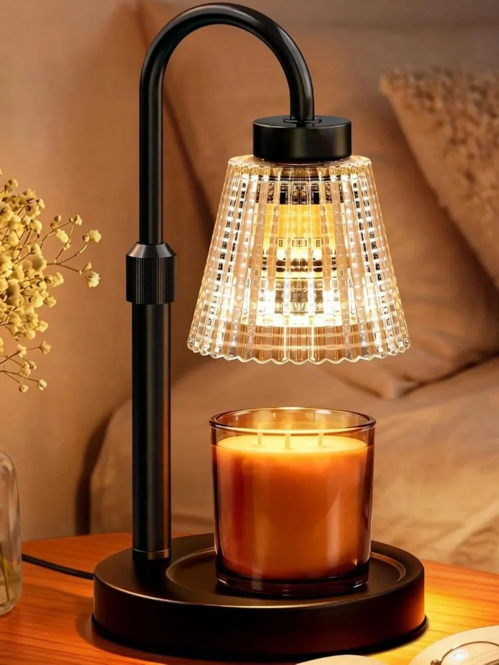 Stylish Candle Warmer Lamp with Timer & Dimmer - Perfect Birthday Gift for Her